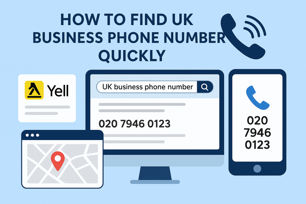 How to Find UK Business Phone Numbers Quickly